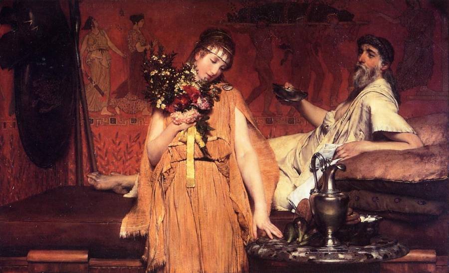 Alma-Tadema Lawrence - Entre espoir et crainte.jpg